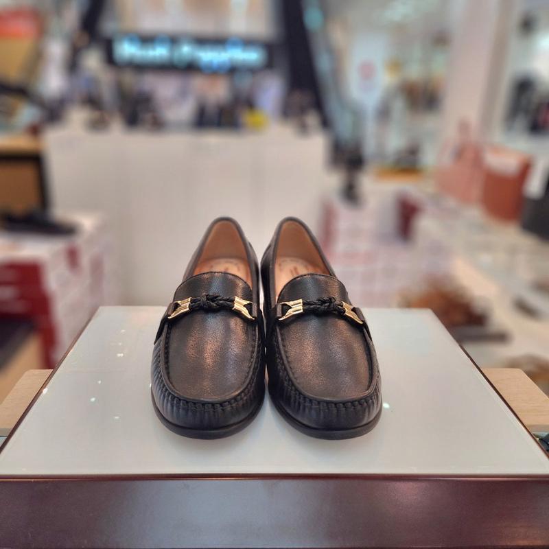 女性足楽コンフォートセミカジュアルローファーパンプス3fr427-D