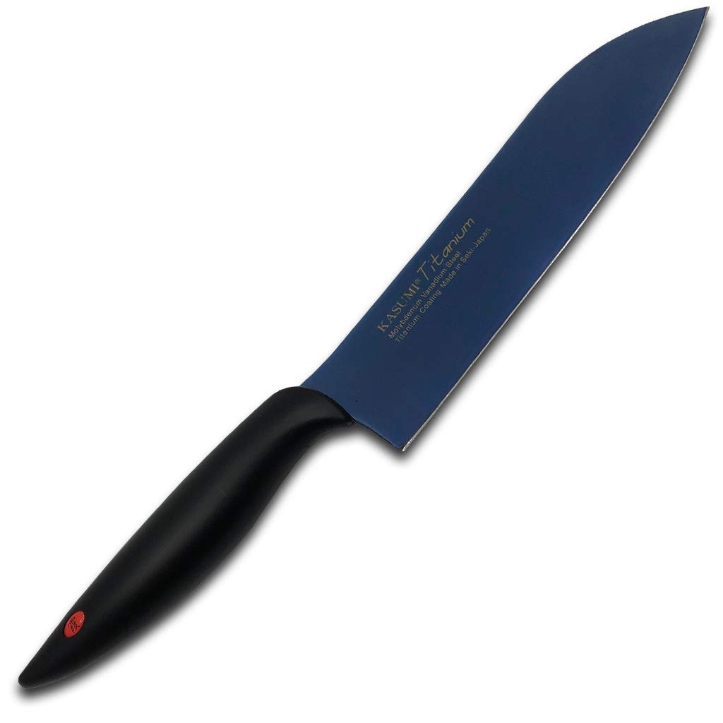 ブルー チタンコーティング 包丁 (三徳包丁180mm)