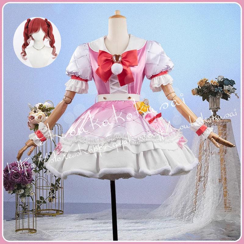 【一部分3日内出荷】にじさんじ VTuber White Bright Live ホワイトデー 早乙女ベリー コスプレ衣装 イベント コスチューム 変装活動 仮装 学園祭 撮影 祭り クリスマス ハロ