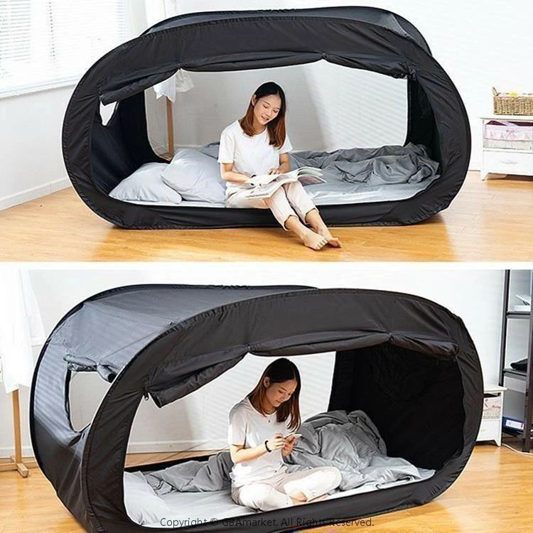室内用テント プライベート一人用 二人用 避難所用 個室 自動ポップアップ ワンタッチ アウトドア キャンプ用品 子供 大人 洗える 花粉対策 簡易個室 蚊帳