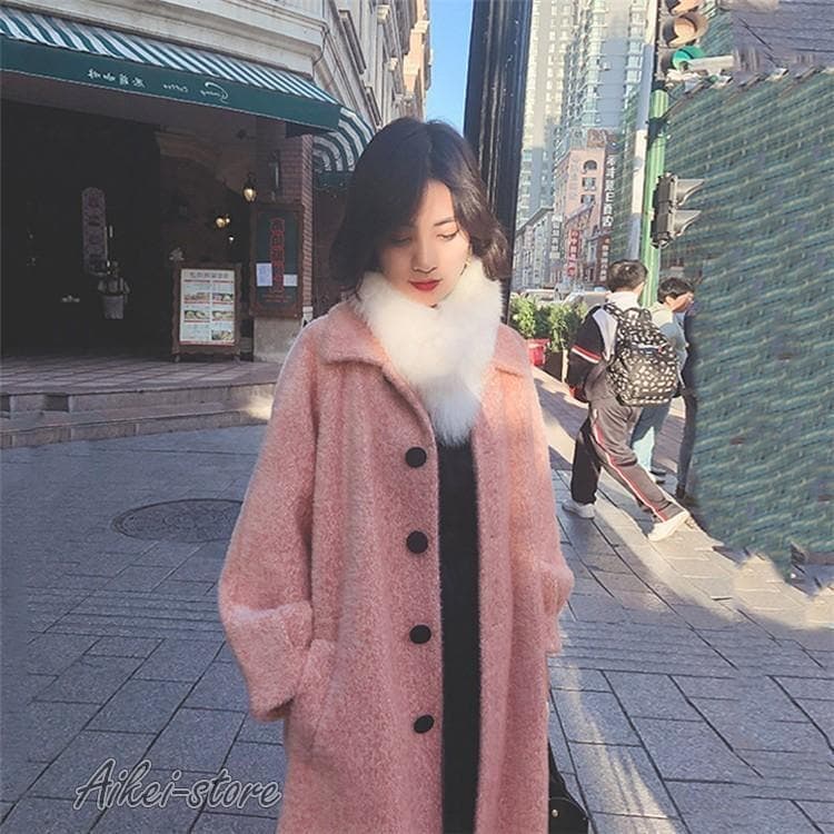 ラシャコート コート ジャケット レデイース 秋冬 らしゃ 40代 オシャレ 長袖コート ロング丈コート カジュアルウエア 厚手 暖かい 韓国風 きれいめ