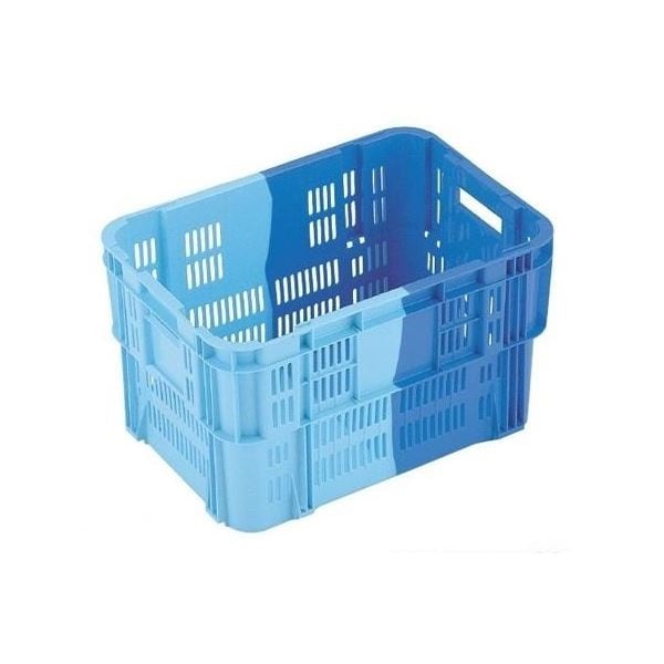 業務用コンテナボックス/食品用コンテナー [NF-M20B] ダークブルー/ブルー 材質：PP