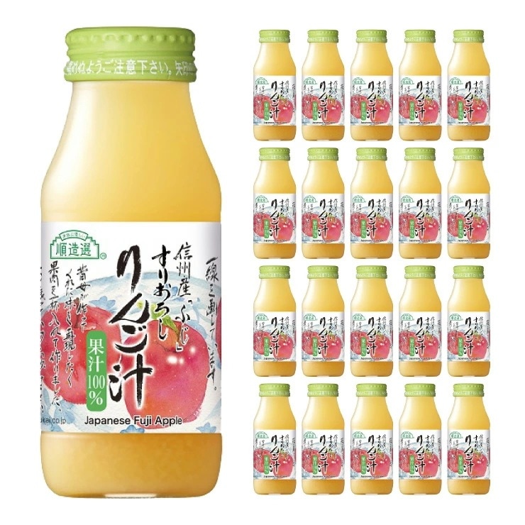 順造選 すりおろしりんご汁 180ml 20本 マルカイコーポレーション 取り寄せ品