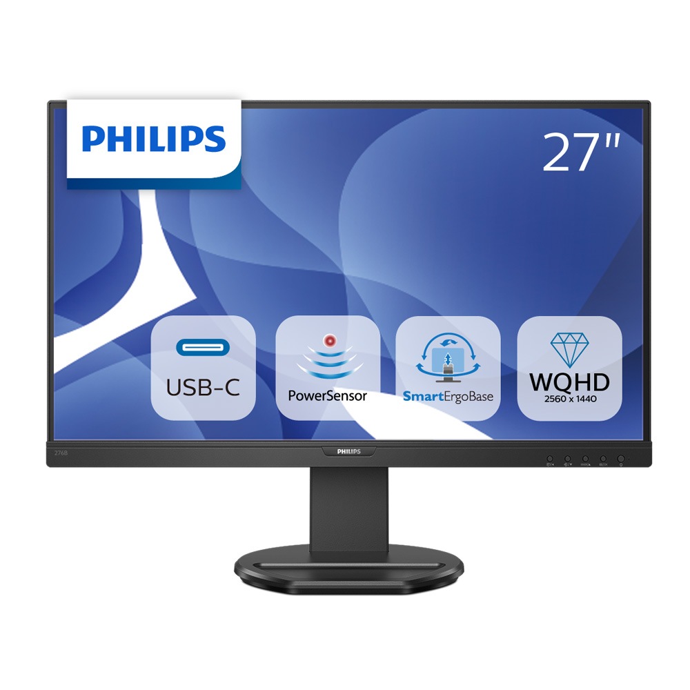 Philips（フィリップス） 液晶ディスプレイ(27型/IPS/WQHD 2560×1440/75Hz/4ms/HDMI1.4/DP1.2/USB Type-C/VESA/5年保証)(ブラック) 26,424円