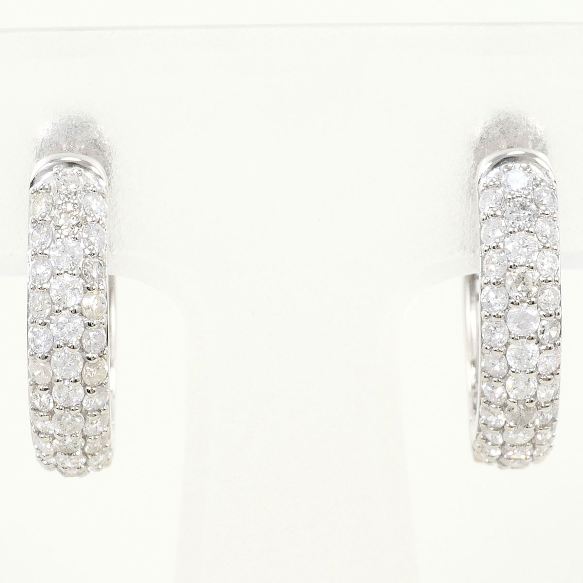 PT900 プラチナ ピアス ダイヤモンド 0.50ct 鑑別書 総重量約5.5g ジュエリー 中古