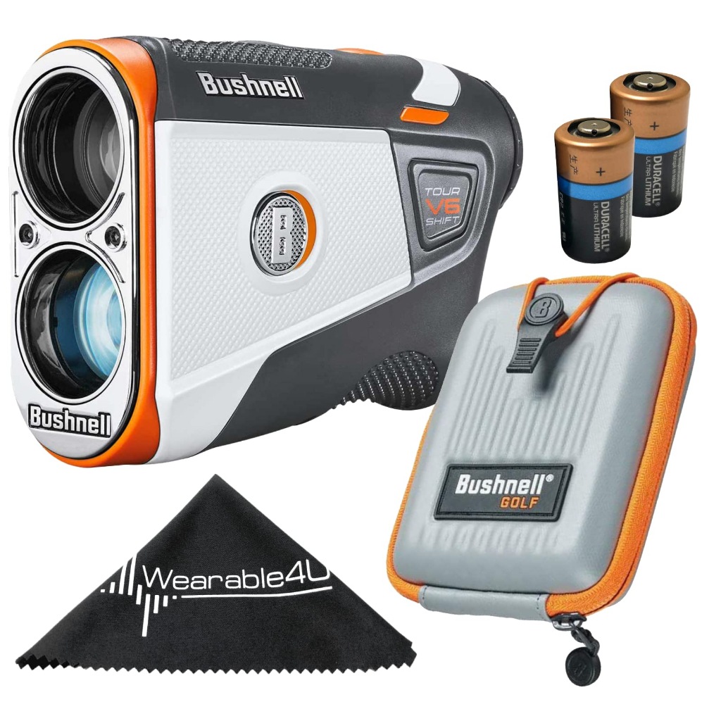 Bushnell Tour V6 / Tour V6 シフトレーザーゴルフ距離計Wearable4U バンドル距離計付き