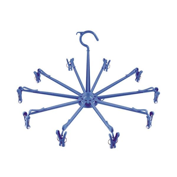 （まとめ）ミニ パラソルハンガー （小物干し 室内物干し 洗濯ハンガー） [60個セット]