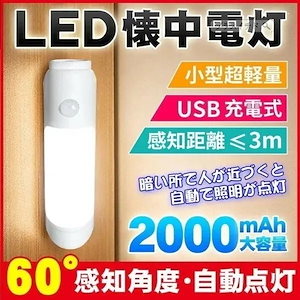 新品大人気 LEDライト 人感センサーライト 照明 360回転でき 屋内 LED 自動点灯 停電 玄関 廊下