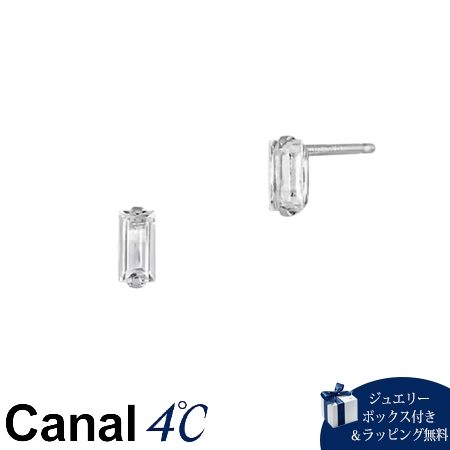 4cc520024【送料無料】【ラッピング無料】カナルヨンドシー Canal 4℃ カナル4℃ プラチナ ピアス ホワイトトパーズブランド正規品新品ギフトプレゼント人気おすすめ誕生日記念日クリスマス