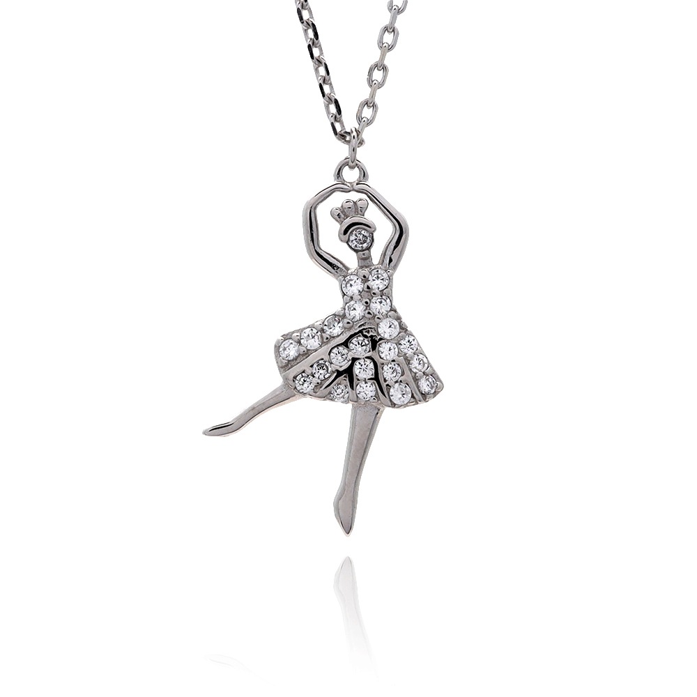 S925 プリマ バレリーナ ネックレス [fhns057-silver]