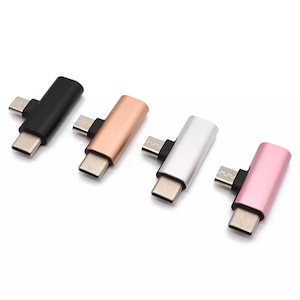 変換アダプタ Micro USB to Type-C iPhone アルミ製 android Xperia Huawei