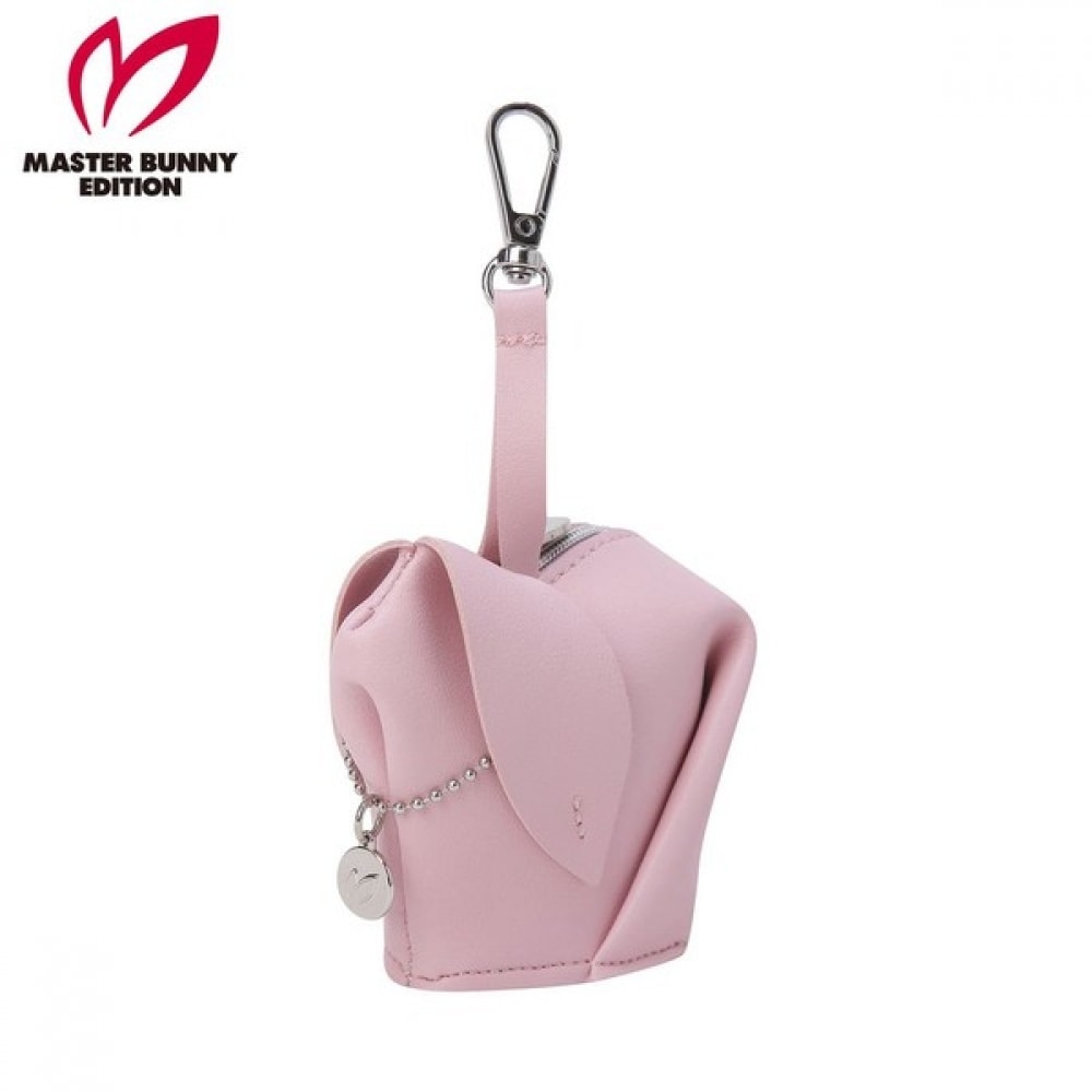 (マスターバニー) 女性用ポンポンラビットボールケースキーリング