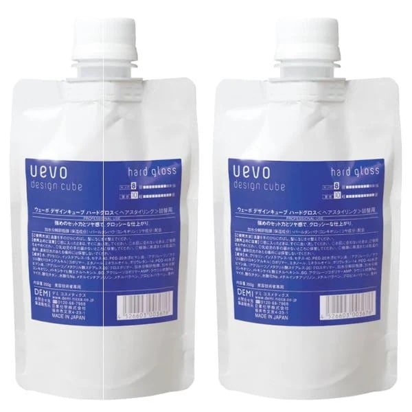コスメティクス ウェーボ デザインキューブ ハードグロス レフィル 200g 詰め替え 2個セット ワックス グロスタイプ ツヤ感