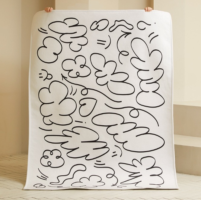 scandi&home クラウド 短毛 インテリア ラグ