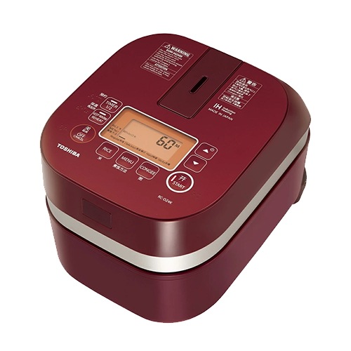 海外向け 炊飯器 【220V】50Hz ツーリストモデル IH 日本製 2.5合炊き 0.45L 備長炭かまど本羽窯 RC-DZ4K-R 51,192円