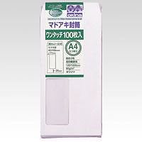 （まとめ買い）オキナ 窓あき封筒WT 長3 ホワイト 100枚 WT32WH 00046983 [x3]