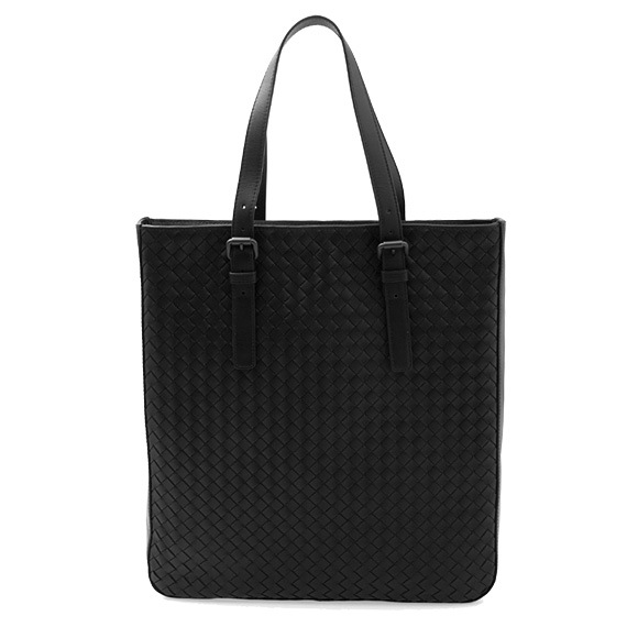 542069-V4651-1000ボッテガヴェネタ トートバッグイントレチャートレザー ブラック