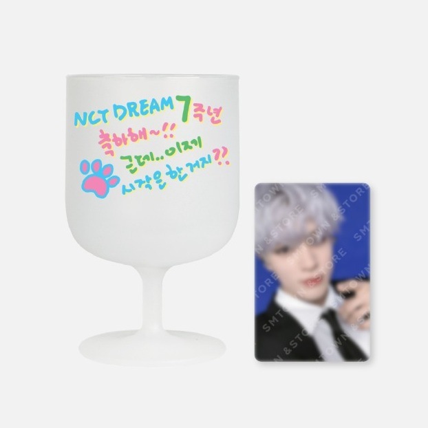 NCT DREAM 7th Anniversary DIY Plastic Wine Cup& Photo Card Set