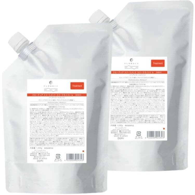 2個セット フローディア トリートメント スリークモイスト 1000g レフィル 詰替え ダメージケア 太毛 硬毛 普通毛 やわらかさ 艶髪