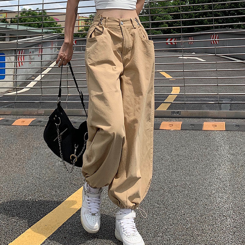 カジュアルパンツ レディース ルーズ ファッション オールマッチ スラックスパンツ ワイドパンツ