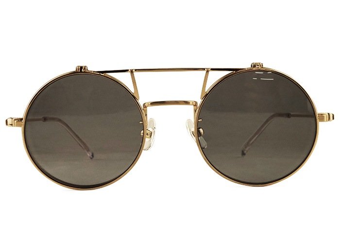 跳ね上げ式サングラス ジョンレノン JL-547 跳ね上げ メガネ フレーム 眼鏡 めがね レトロ アンティーク 丸 ラウンド