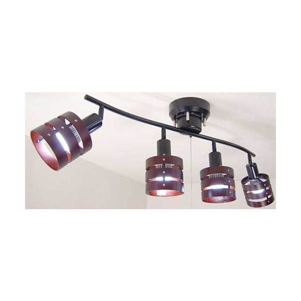 HC-P018BKNDZ ダークブラウンシリーズ 灯具可動式 シーリングスポット (E26/ランプ別売)