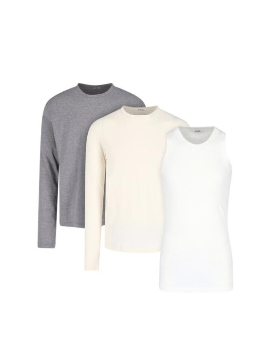 JIL SANDER Men T-Shirts J47FV0110 JTN357971 Neutrals