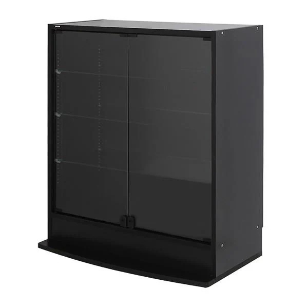 コレクションケース ロー 低い ディスプレイラック ブラック ホワイト