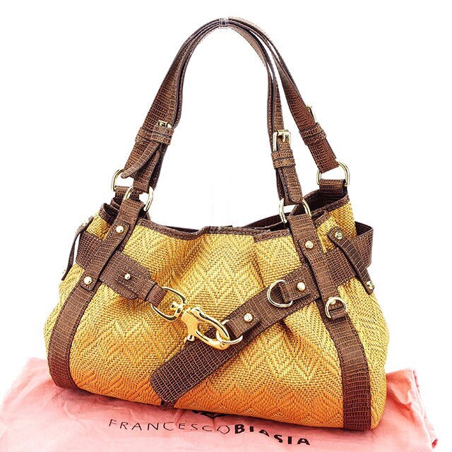 ショルダーバッグ バッグ ブラウン ライトブラウン 中古