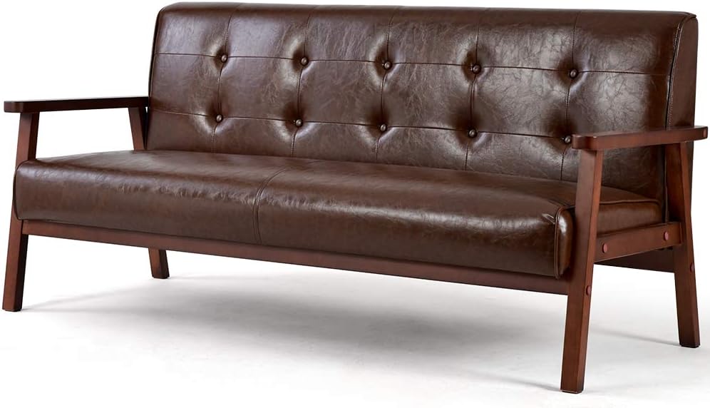 Seater Dark Brown PVC