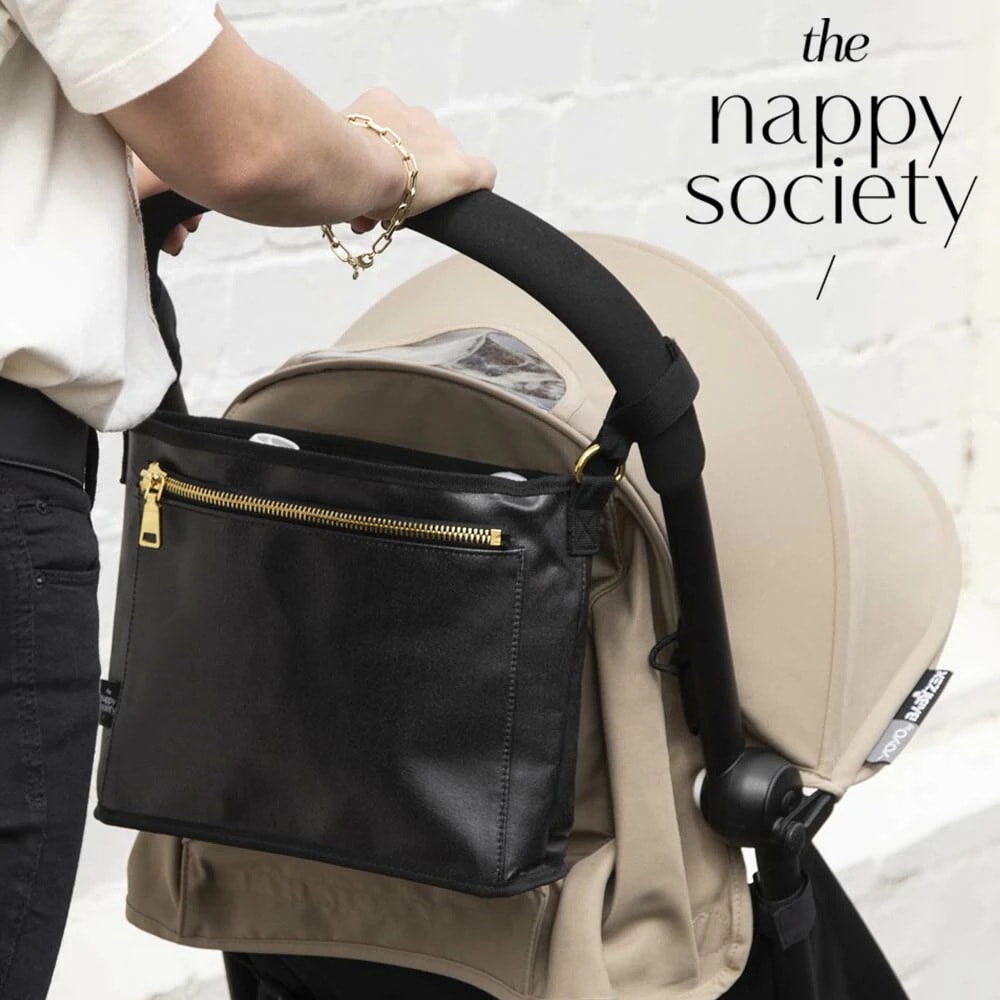 【正規品】 ベビーカーバッグ 多収納 大容量 ドリンクホルダー ベビーカー用バッグ The Nappy Society ナッピーソサエティー ミニ プラム キャディ ベビーカーオーガナイザー