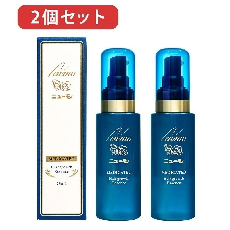 2個セット 実物画像付き ファーマフーズ ニューモ 薬用育毛剤 医薬部外品 男女兼用 75ml ネコポス　育毛剤女性用　育毛剤男性用　養毛剤 薄毛 抜け毛サポートする 発毛促進　タマゴ ふけ 無添加育