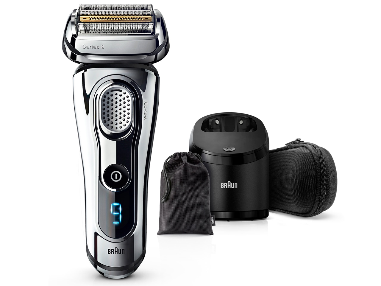 BRAUN シリーズ 9 メンズシェーバー4枚刃 洗浄器付モデル 9295cc-P 即納OK