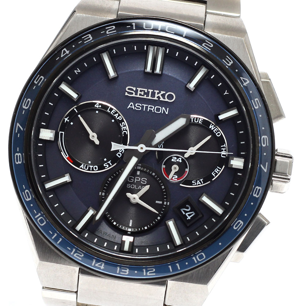 セイコー SEIKO SBXC109/5X53-0BR0 アストロン GPS デイデイト ソーラー電波 メンズ 美品 _933825【中古】
