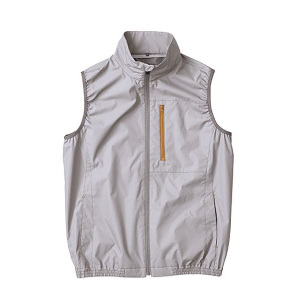 KU92140 空調服 ポリエステル製 遮熱 タチエリ ベスト 服のみ シルバー M