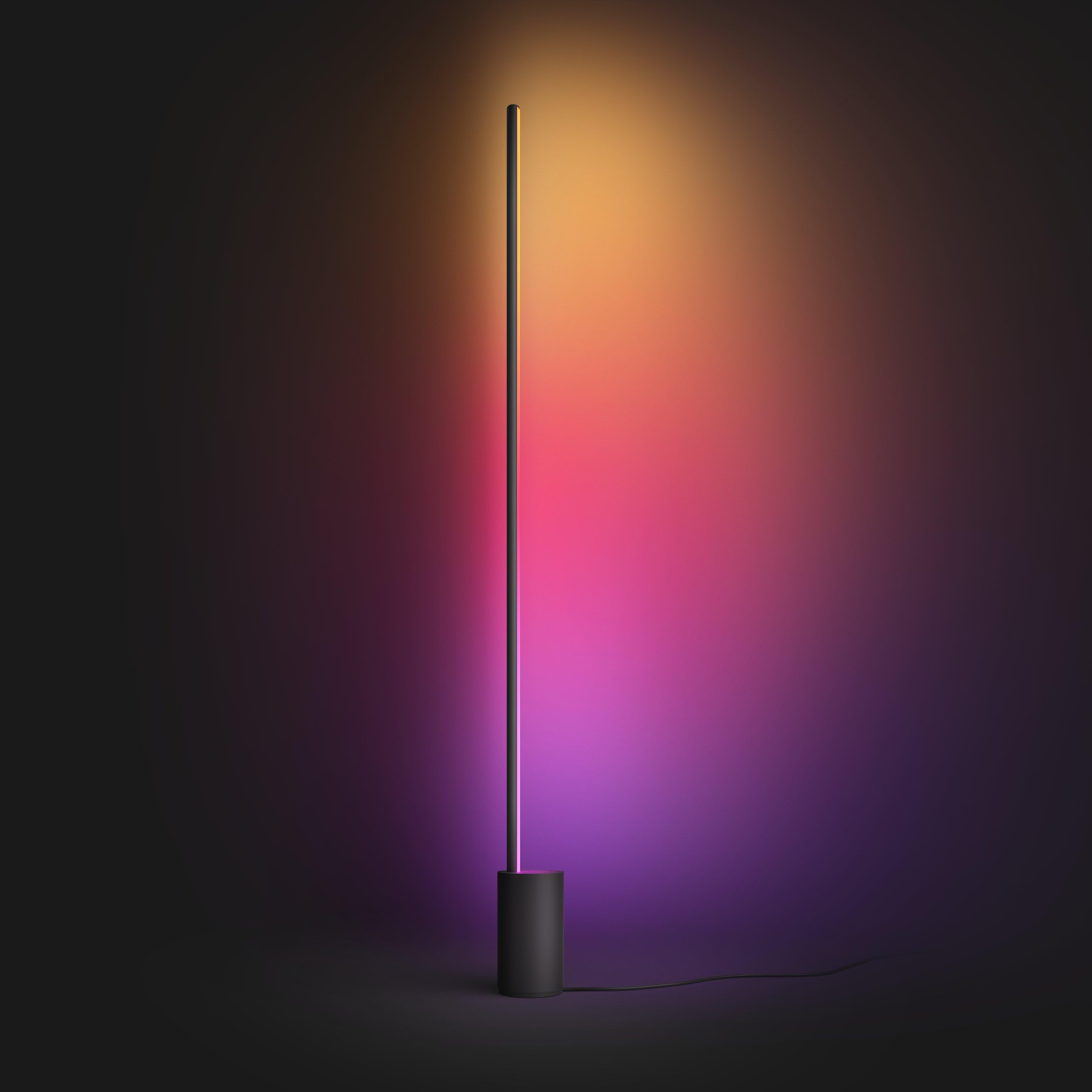 フィリップスヒュー(Philips Hue) フロアライト - スマート照明 Alexa対応 マルチカラー 1600万色 電球色 昼白色 調光 調色 スマートホーム 間接照明 LED スマートライト