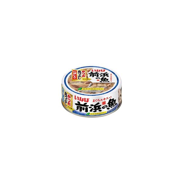 【1ケース】【お取り寄せ対象品】前浜の魚 かつお丸つぶし にぼし入り 115g [いなばペットフード いなば 前浜の魚] *48個