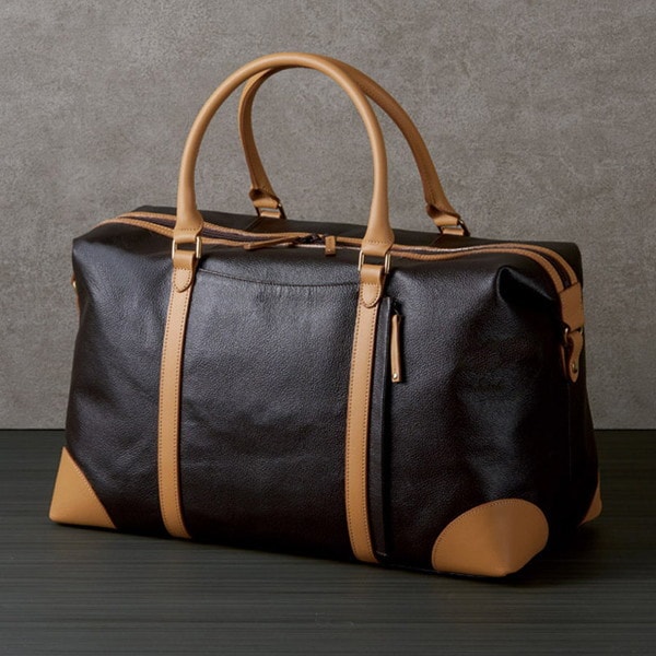 「石井猛雄」 ボストンバッグ（ダークブラウン） BOS-50-08