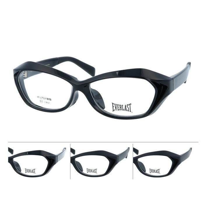 メガネ EL-1001 col.1/2/3/4 57mm 4color ポリアミド樹脂 超極太メガネ