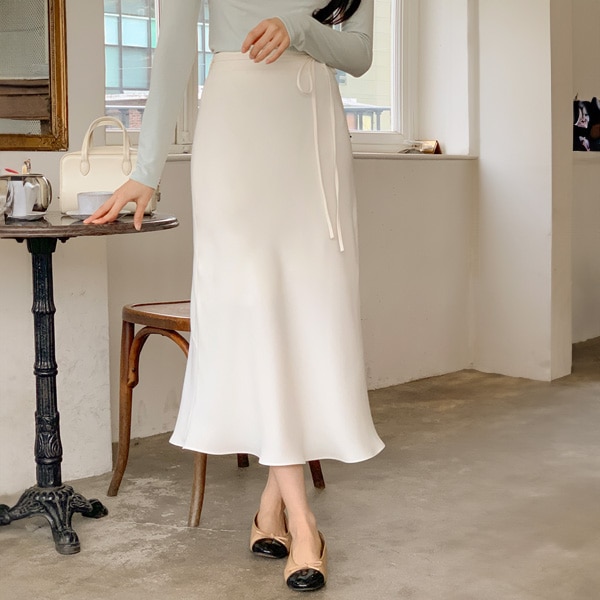 ウエストリボンマーメイドスカート sk6816