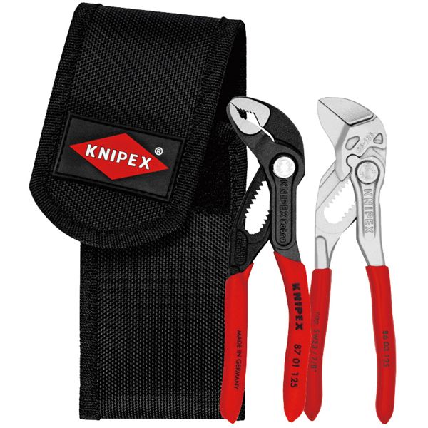 KNIPEX クニペックス プライヤーセット ベルトポーチ付 002072V04 工具 ツール DIY 作業工具