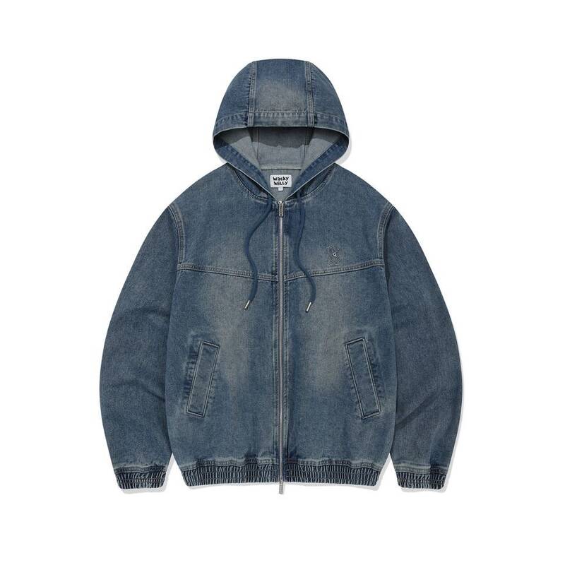 ワッキー・ウィリー WACKY WILLY グラフィックデニムフーディージャケット ブルー WA2601JK31BL 392320
