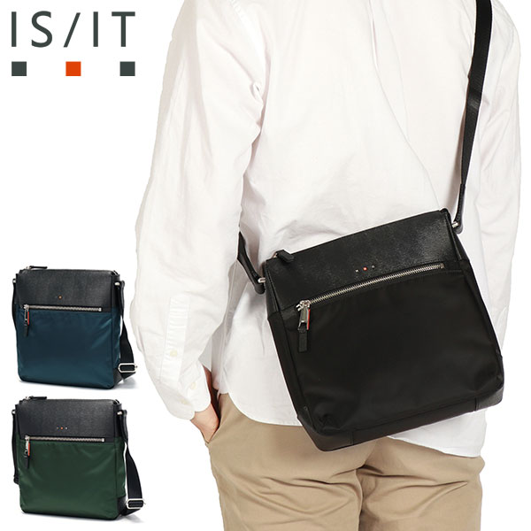 ショルダーバッグ メンズ 斜めがけバッグ ブランド バッグ 小さめ コンパクト 薄型 薄い 斜めがけ 革 レザー 本革 ナイロン B5 日本製 縦 縦型 シンプル AMPOULE 959102