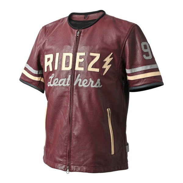 RIDEZ 98 S/S JACKET RED XL RLSJ16 レザージャケット