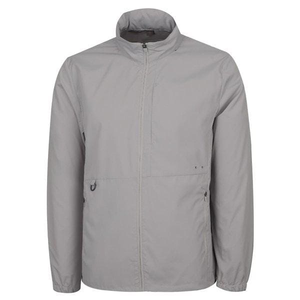 メンズベーシックフード取り外し可能ジップアップウィンドブレーカー DD-JUA-BF351-Lグレー