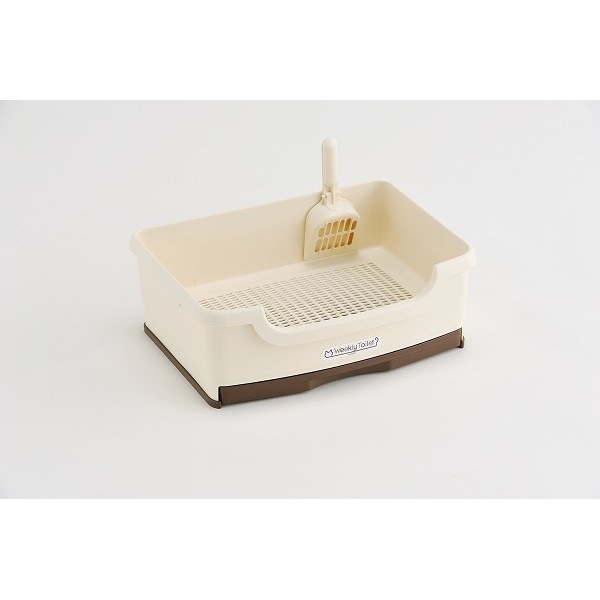 ボンビアルコン 猫用トイレ ウィークリー トイレ セット オフホワイト