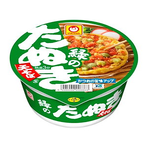 【即納】マルちゃん 緑のたぬき天そば 東 ( 101g×12個 / ケース販売 ) カップ麺 そば ( 天揚げ/ 小えび天 ) 関東風だし カップそば 箱買い 東洋水産