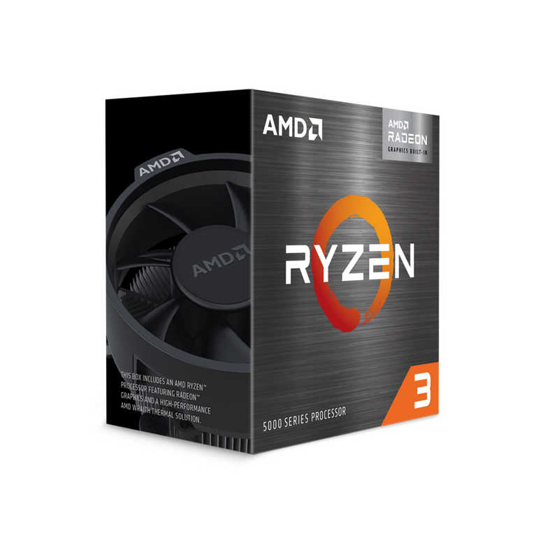 AMD　Ryzen 3 5300G With Wraith Stealth Cooler (4C/8T4.0GHz65W) ［ グラフィックス搭載］　100-100000253BOX