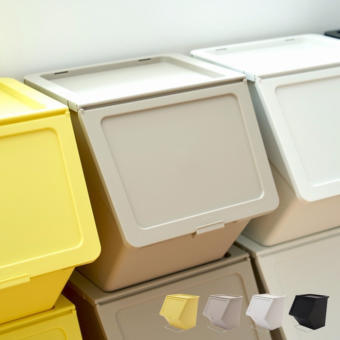 stacksto, pelican garbee ペリカン ガービー 38L ゴミ箱 ごみ箱 ダストボックス ふた付き 分別 丸洗い キッチン 屋外 45L対応 大容量 おもちゃ箱 収納 スタッキング