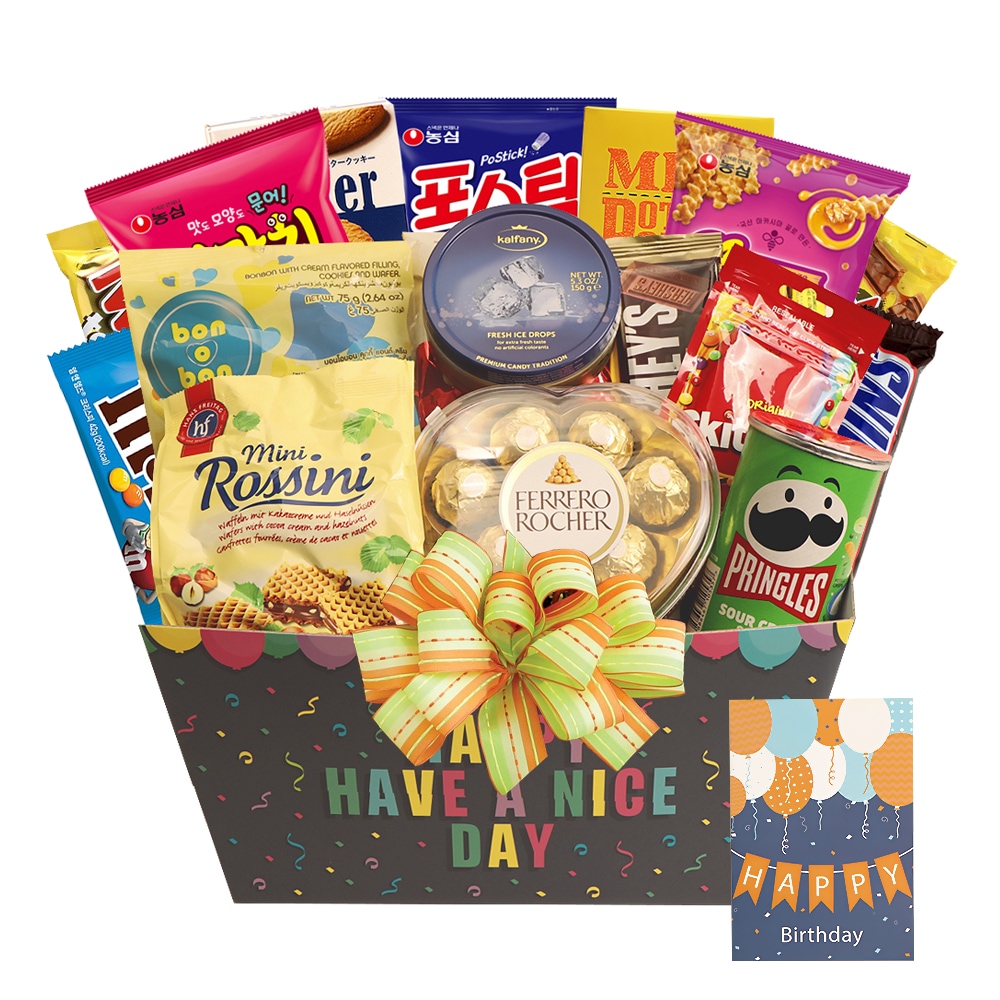 お菓子セット 総合菓子ギフトセット おやつ ボックス カゴ B18